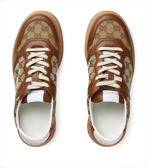 borwn gucci sneakers|Gucci gg sneakers women.